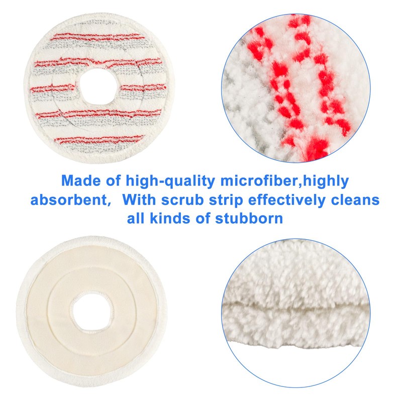 2 Pcs for Vileda Spin Mop Head Replacement, Mop Pads