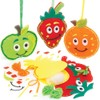 Baker Ross FE477 Fruit Sewing Decoration Kits - 4 Pieces