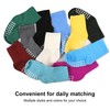 jealkip 12 pack baby socks, cotton crew children's socks, non-slip