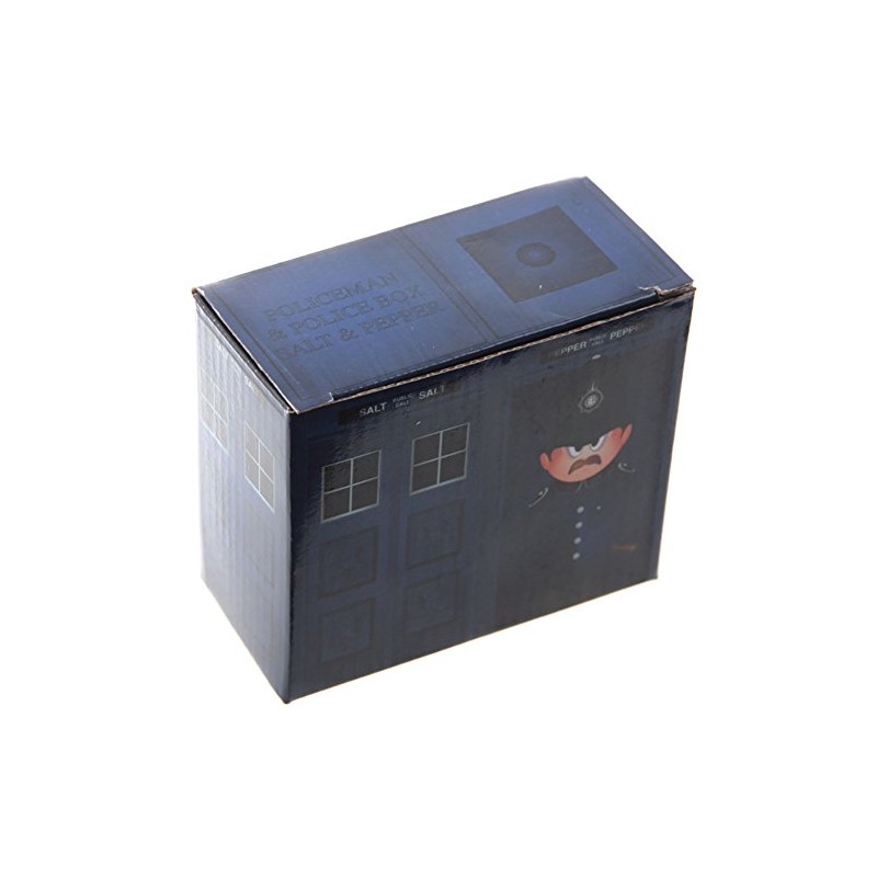 Ceramic Policeman & Police Box Salt & Pepper Set