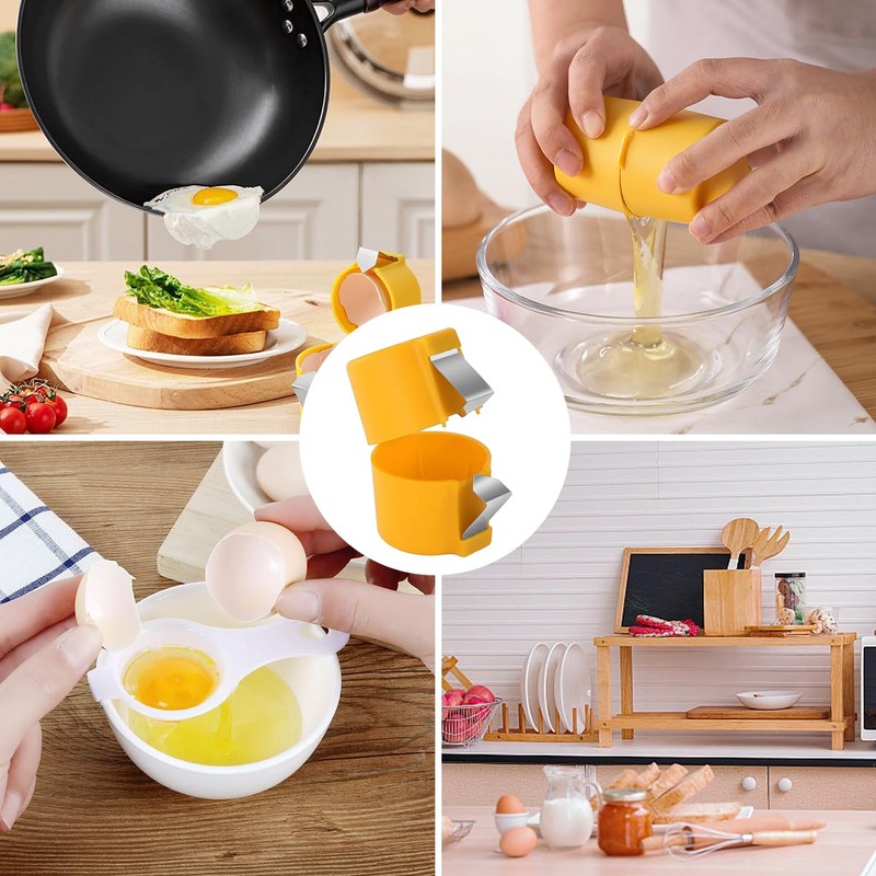 Ruayia Egg Shell Opener with Egg Separator, Egg Shell Opener