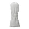Leather Headcover Number HC1122 UT#3 White, white