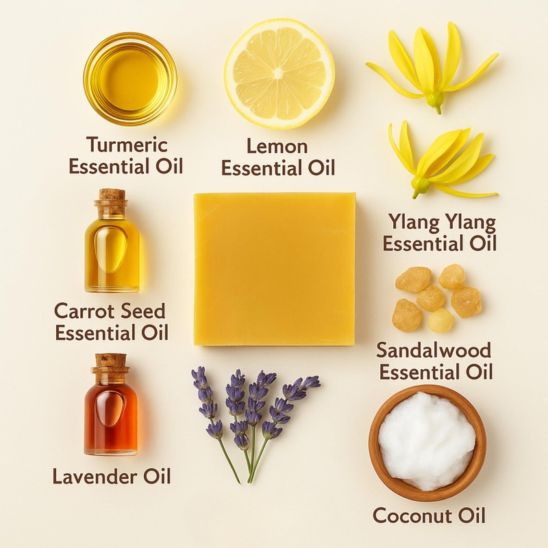 Ammoya Naturals Revitalizing Lemon Soap – Kojic & Turmeric Goat