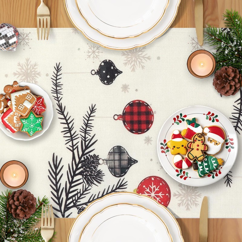Christmas Table Runner, Xmas Table Runner, Seasonal Table Runners, Winter