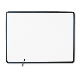 Quartet 7554 Contour Dry-Erase Board, Melamine, 48 x 36, White Surface, Black Frame