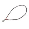 Terahertz Beaded Necklace Fashionable Rectangular Pendant Soreness Relief Energy Stone