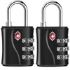 ZHEGE TSA Approved Luggage Locks, 3 Digit Padlock for Suitcase,