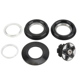 RISK Bike Headset Speed Drop Bearing Headset for 49.7mm Cone Head Tube with 1.5 Tapered Straight Tube Front Fork Bearing