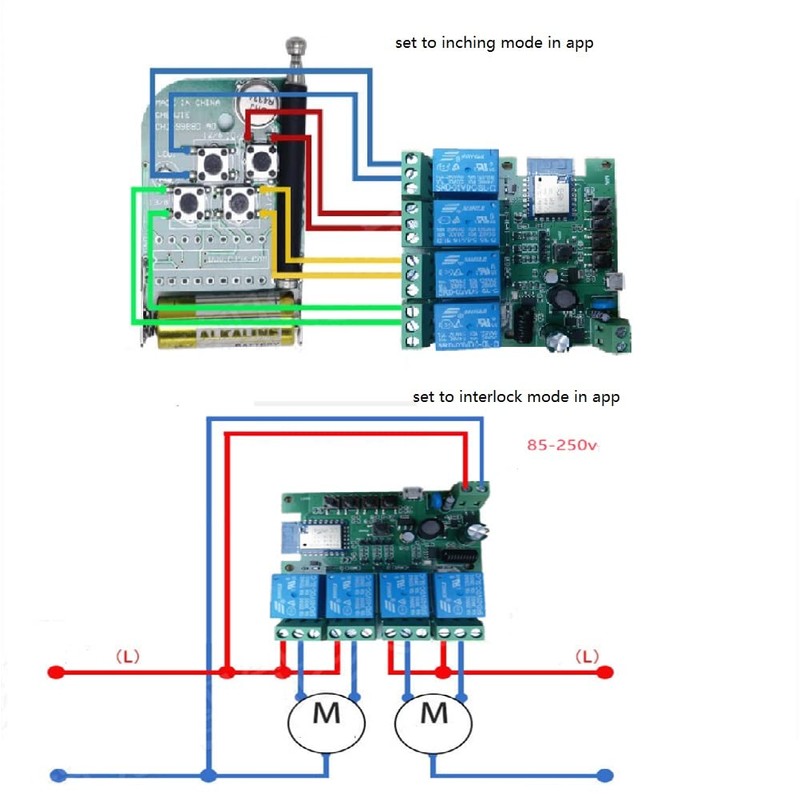 MHCOZY 4 Channel USB 5V AC 85-250V Smart WiFi Wireless