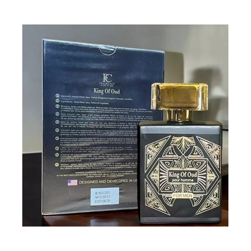 Cologne King Of Oud men cologne 3.4 Great Gift