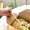 ‌100Pairs Disposable Chopsticks，7.8Inch Bulk Bamboo Utensils for Restaurants, Catering, Sushi,