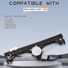 Predep Front Left Driver Side Window Regulator Assembly w/Motor Compatible