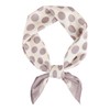 ANIMQUE Women's Faux Silk Scarf Square Silk Scarf Polka Dots