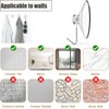 SLshiBo Suction Cup with Hooks, Pack of 40 Suction Hooks,