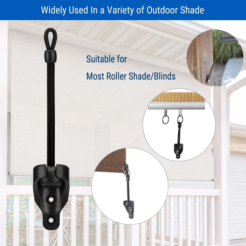 IVYSUN Replacement Shade Parts Ultra Long Bungee Tie Down Kit