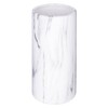 Atmosphera Cylinder Vase Marble White Height 20 cm White