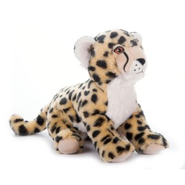 The Petting Zoo Cheetah Stuffed Animal Plushie, Gifts for Kids, Earth Keeperz Wildlife Animals, Zoologee Cheetah Plush Toy, 12 inches