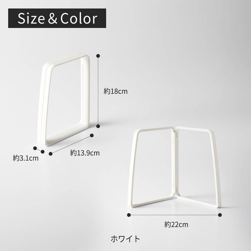 Marna K821W Plastic Bag Holder (Wide Opens for Easy Disposal),
