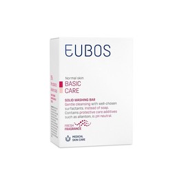 Eubos Basic Red Solid Washing Bar 125gr