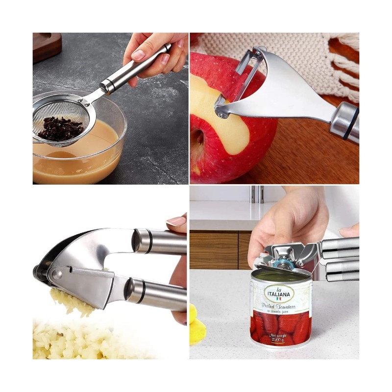 BESTZMWK Kitchen Utensils Set- 35 PCs Cooking Utensils with Grater,Tongs,