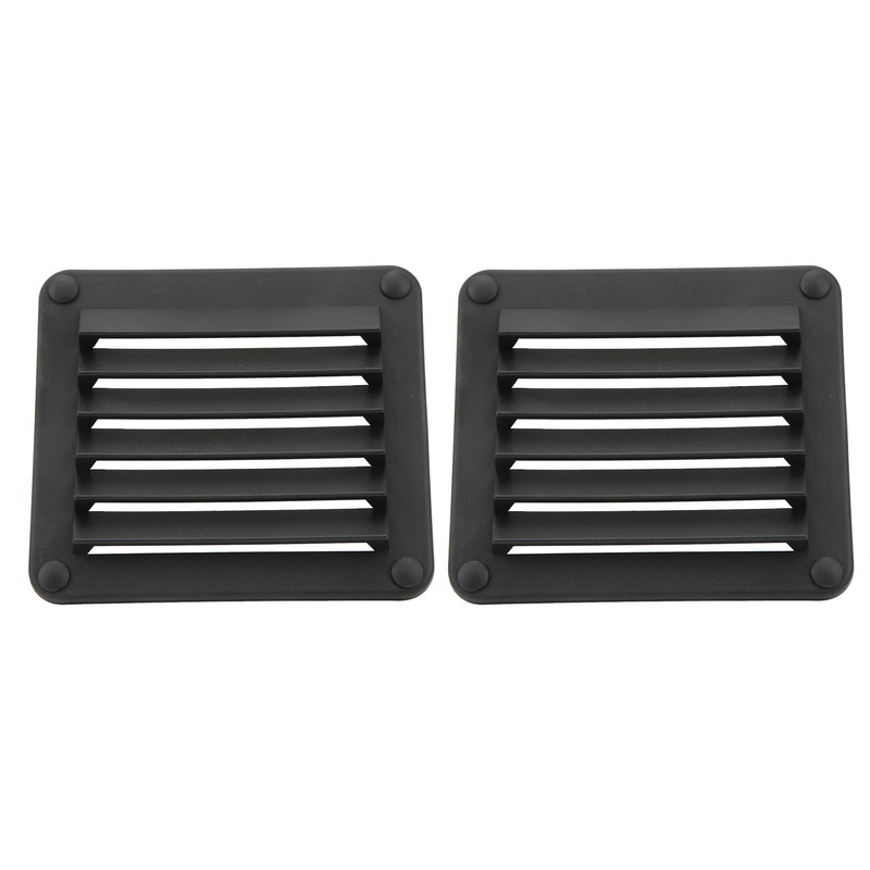 2pcs Air Vent Ventilation Opening Side Exhaust Port Rectangular Ventilation