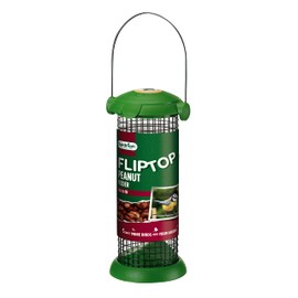 Gardman A01231 10 x 8.5 x 28 cm Flip Top Peanut Feeder - Multi-Colour