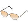 Fashion Glass 7586 Men's Sunglasses, brown half (frame gold)