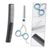 Beavorty 2 Piece Haircutting Set 6 Inch Scissors and Teeth