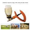 Livestock Syringe Plastic Precise Adjustable Continuous Syringe for Cattle Goat