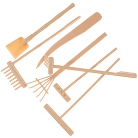 Levemolo Mini Zen Garden Rake Set Japanese Style Tools for Meditation Garden Decor