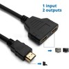 1080P 1 to 2 HDMI Splitter Auto Split Cable Double