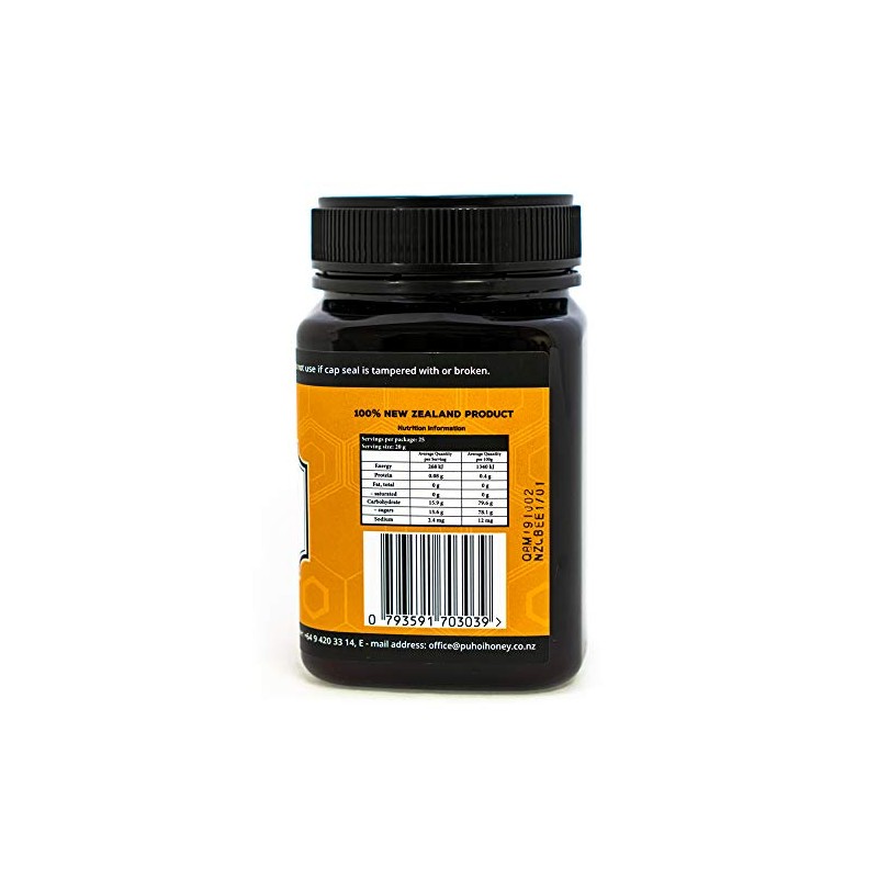 New Zealand 100% Pure Manuka Honey MGO 100+ 500g (17.6oz)