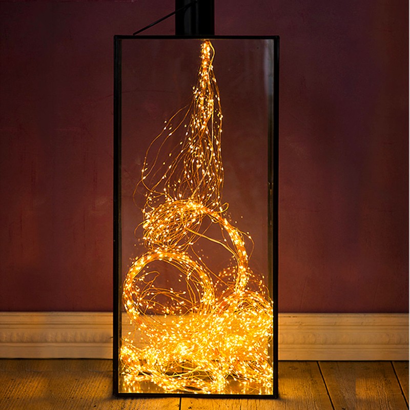 Waterfall String Lights Star Decorative Lights Twinkle Fairy Lights with