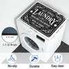 Funny Laundry Washer and Dryer Covers for the Top, Black