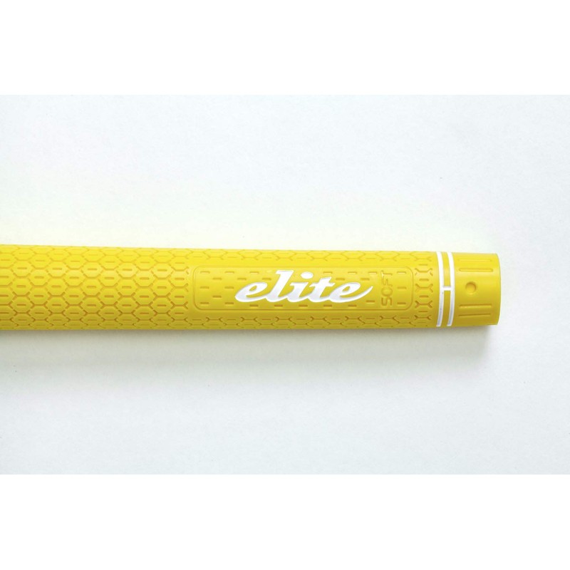 elitegrips TD50 SOFT 7-Pack Golf Grips, Acid Yellow with Backline