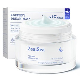ZealSea Overnight Face Mask, Face Moisturizer, Anti Aging Night Cream 1.7OZ