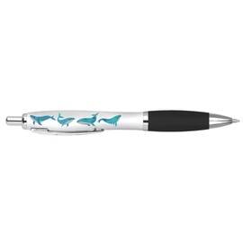 DV DESIGN 1 x Whale Black Pen - Underwater Sea Creature Animals Stationary School Equipment Teacher Friend Girls Boys Christmas Birthday #80699