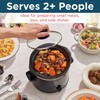 Elite Gourmet MST239X Electric Round Slow Cooker, Adjustable Temp, Entrees,