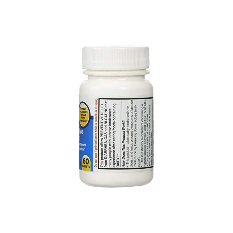 Equate Quick Action Dairy Digestive Supplement, 60ct