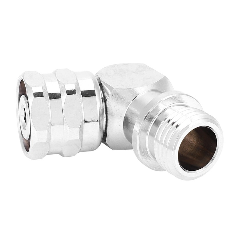 110 Degree Chrome Plated Brass Regulator Swivel Adapter Connector for