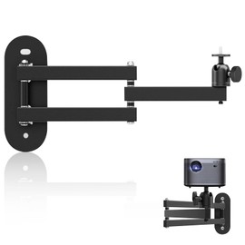Beamer Halterung, Verstellbare Projektorhalterung, Projector Stand, Projektor Halterung, Wandhalterung Beamer, Metall Projektor Ständer mit 1/4-Zoll-Schraubschnittstelle für Heimkino Spielzimmer Büro