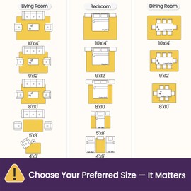 DEXI Area Rugs for Living Room, 8x10 Washable Low Pile Vintage Traditional Rug for Bedroom, Non Slip Large Indoor Carpet for Dining Office Nursery, Dark Taupe