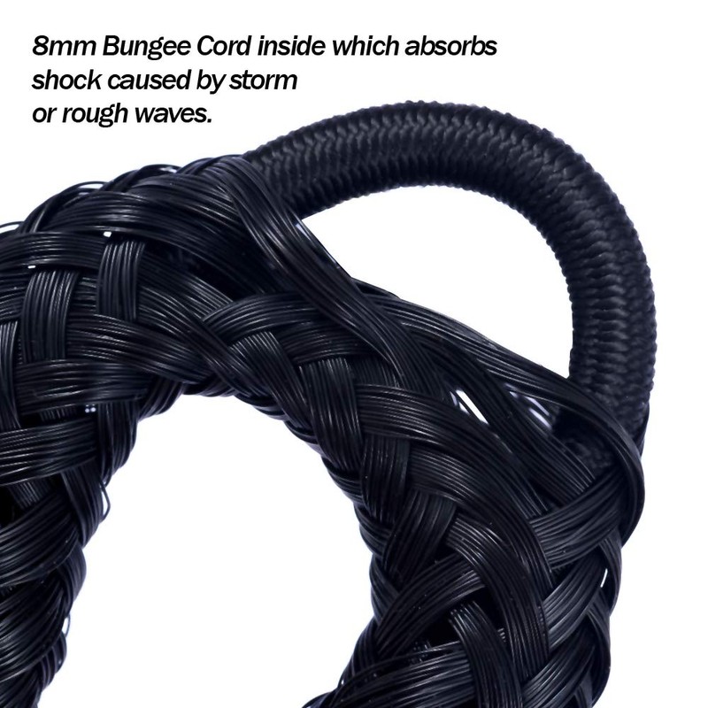 Bungee Dock Line Mooring Rope Bungee Cord for Boats Kayak