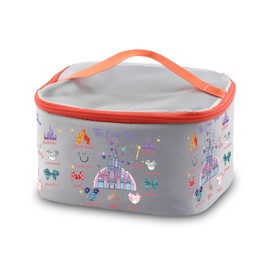 PXTIDY Magic Kingdom Cartoon Lover Gift The E T Magic Kingdom Vacation Cosmetic Bag Magic Castle Park Bag Singer Cartoon Gift