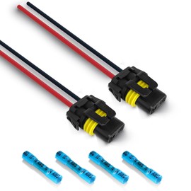 9005 9006 hembra adaptador arnés de cableado enchufes para faros delanteros antiniebla (paquete de 2)