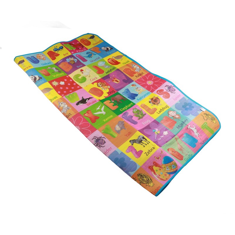 Reversible Baby Crawling Mat Foldable Washable Farm Pattern Waterproof Large