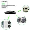 EASYEAH 1-1/4 in Rubber Grommets for Wiring,1 in ID, Double-Sided