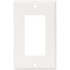 EATON Wiring 2151W-SP-L Thermoset 1-Gang Standard Size Decorator/GFCI Wall Plate, White