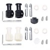 Zinc Plated Fixing Screws Set in Pairs Wall Mounted Toilet