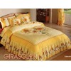 PRIMAVERA COMPETITION Edrecolcha Girasoles Matrimonial C/cortinas Y 2 Cojines